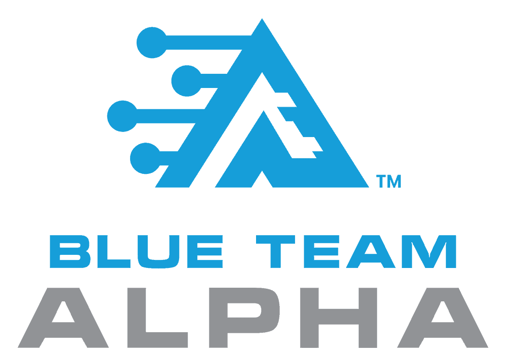 Blue Team Alpha - logo gray